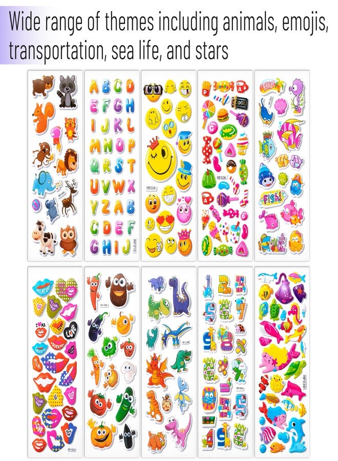 Mr. Pen- 3D Puffy Stickers for Toddlers & Kids, 40 Sheets, 794 Pcs, Assorted Themes - Image 5